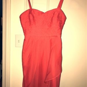 Bright Coral J Crew dress
